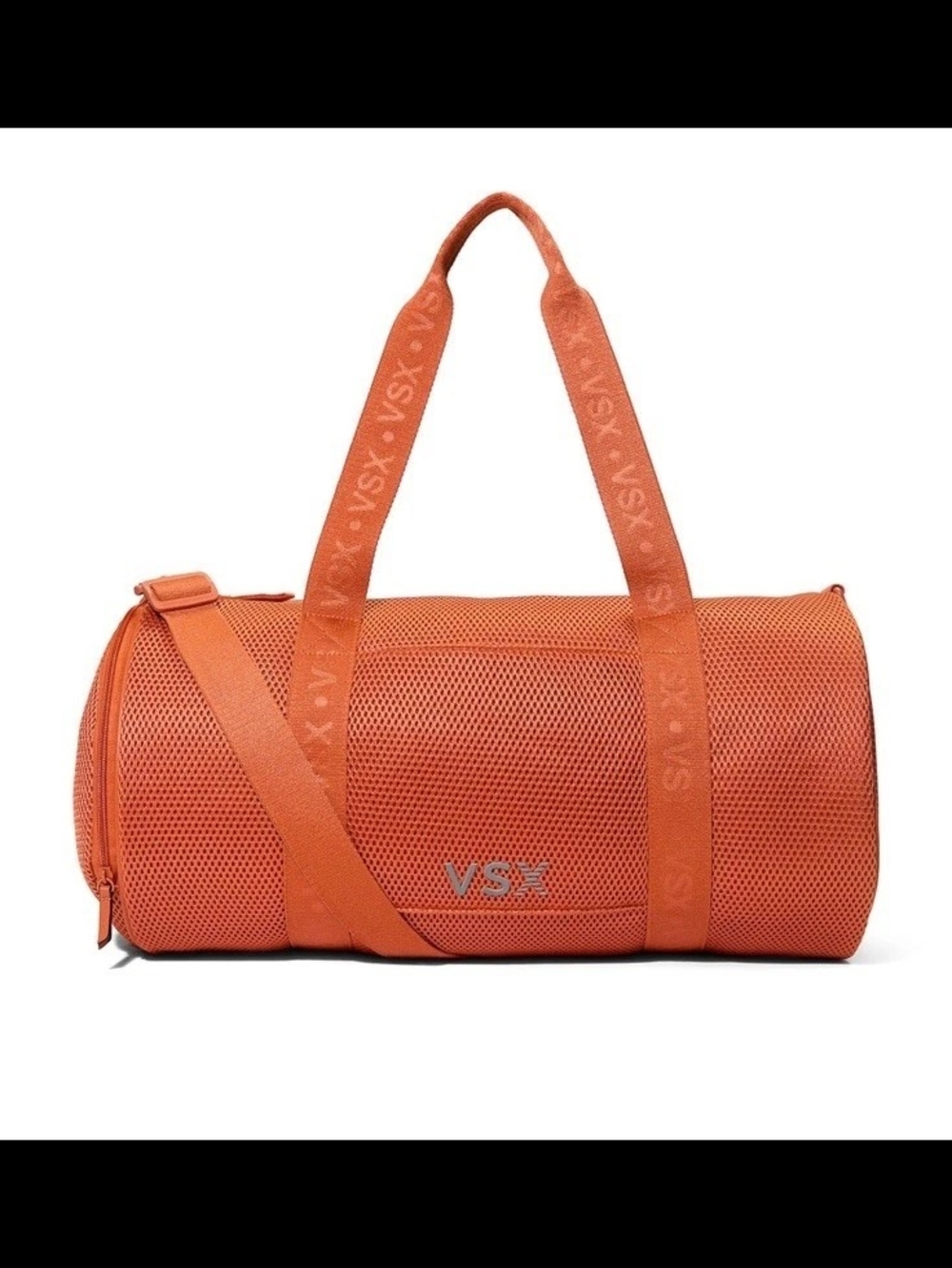 VSX Orange Mesh Duffel Bag for Men
